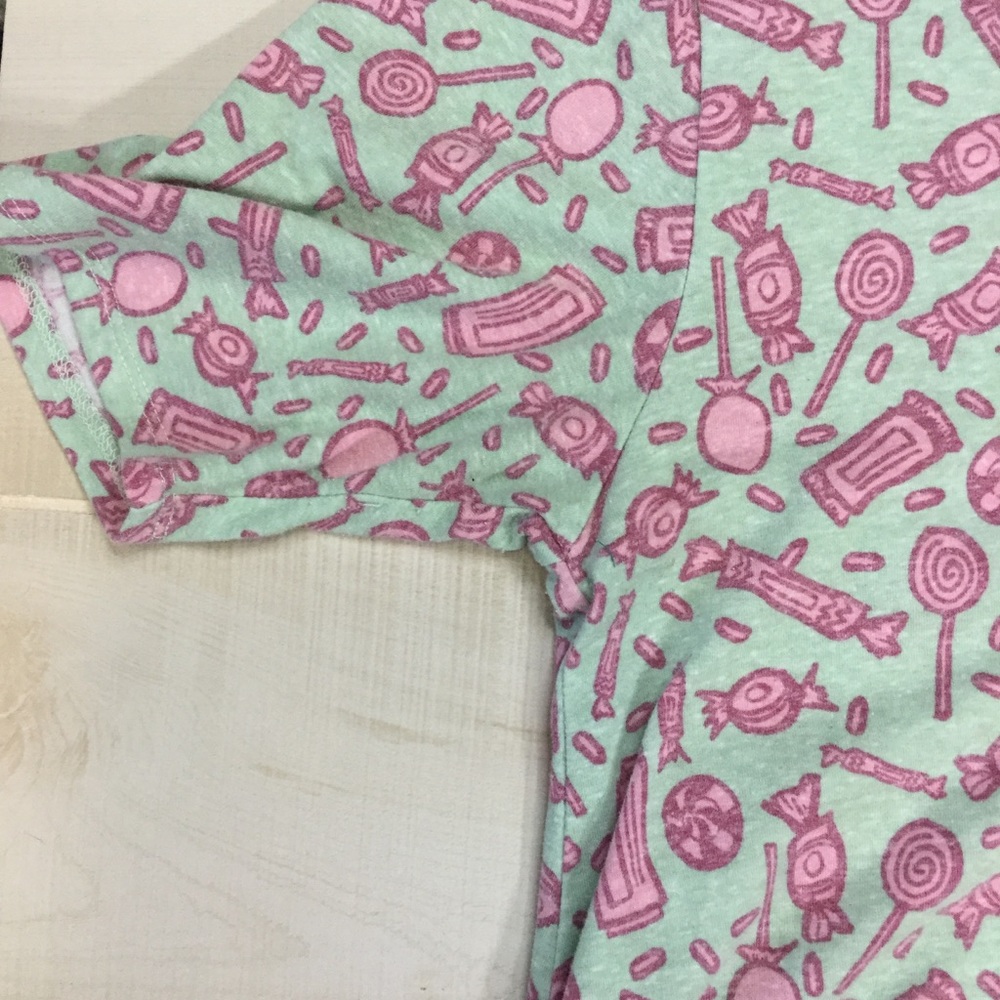 Lularoe Perfect Tee With Candy Pattern - image 4